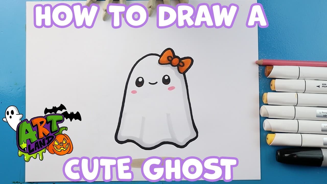 Preview of How to Draw a Cute Ghost