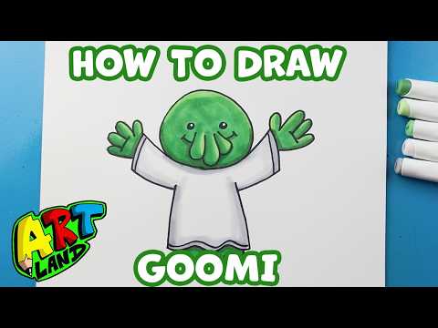 Preview of How to Draw Goomi | Minions and Monsters