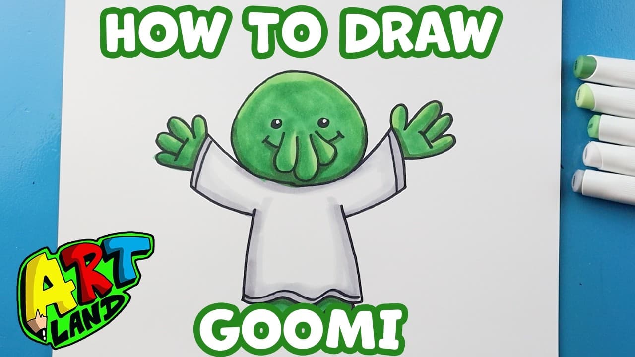 Preview of How to Draw Goomi | Minions and Monsters