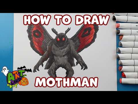 Preview of How to Draw Mothman Cryptid