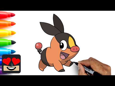 Preview of How To Draw Tepig | Pokemon