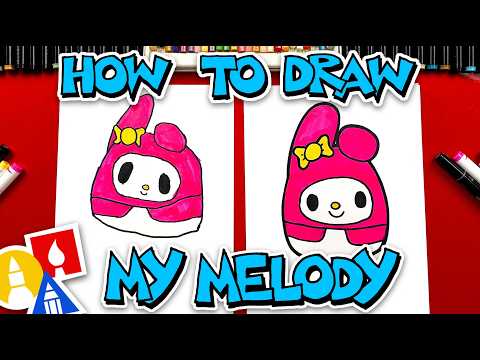 Preview of How To Draw My Melody Squishmallow