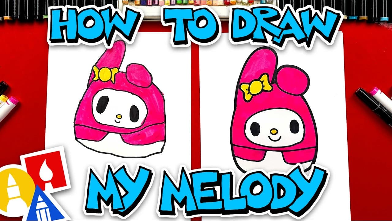 Preview of How To Draw My Melody Squishmallow