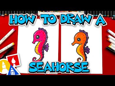 Preview of How To Draw A Cute Baby Seahorse