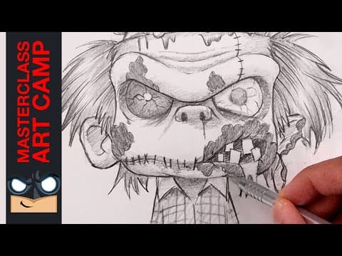 Preview of How To Draw Create Your Own Zombie | ART CAMP EP.5