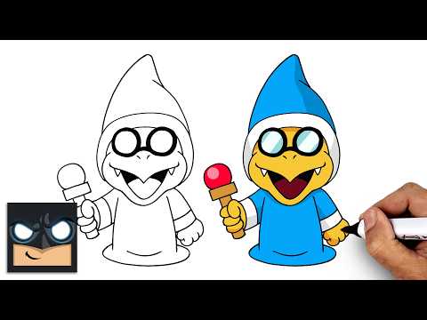 Preview of How to Draw Kamek | Super Mario
