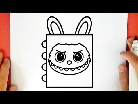 Preview of HOW TO DRAW A CUTE LABUBU NOTEBOOK