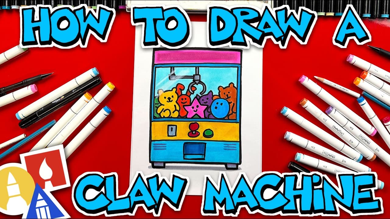 Preview of How To Draw A Claw Machine