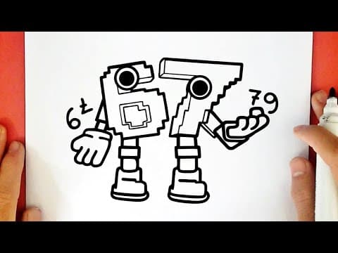 Preview of HOW TO DRAW 67 | STEAL A BRAINROT | ROBLOX