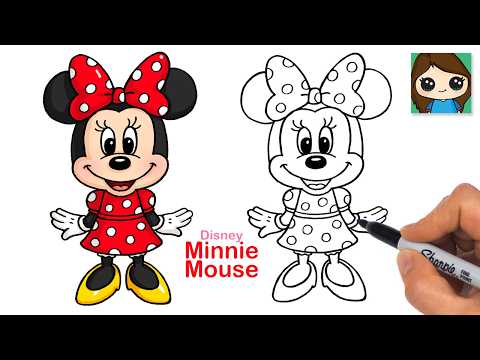 Preview of How to Draw Minnie Mouse | Disney Classic Character Art