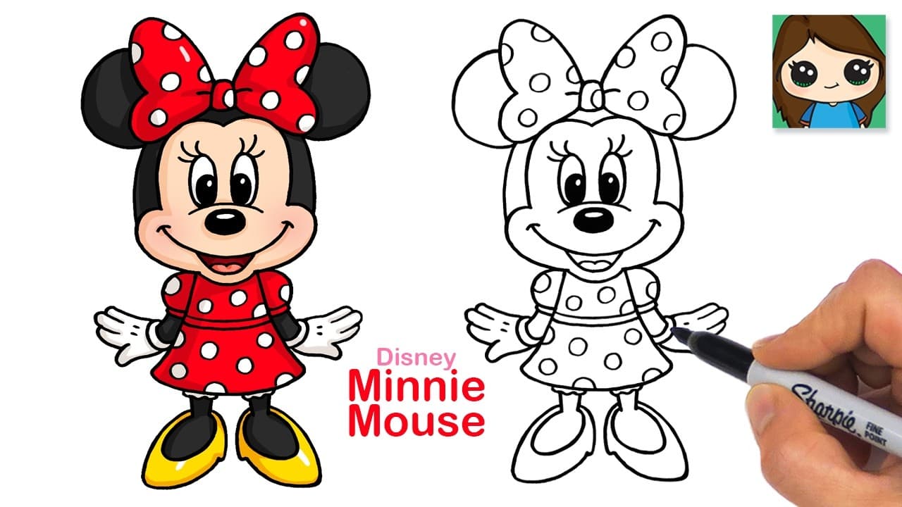 Preview of How to Draw Minnie Mouse | Disney Classic Character Art