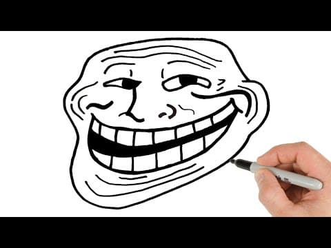 Preview of How to Draw Trollface
