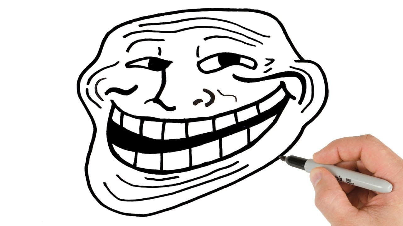 Preview of How to Draw Trollface