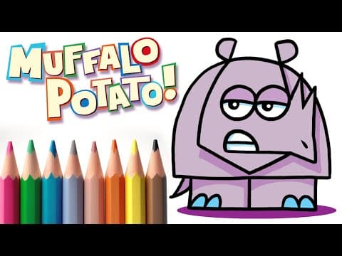 Preview of How to Draw Cute Animals: Rhino