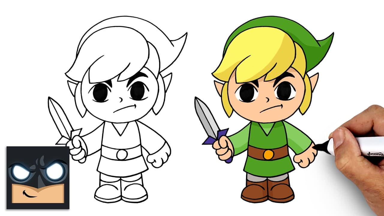 Preview of How to Draw Link | Legend of Zelda