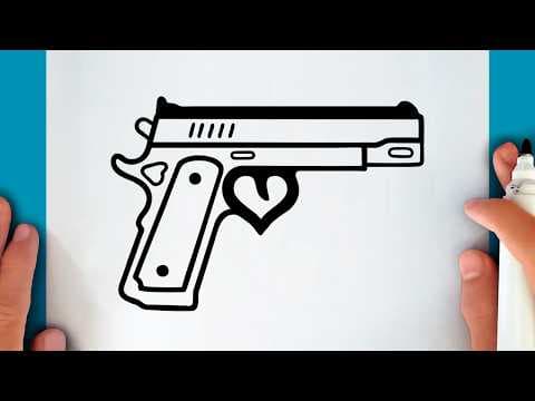 Preview of How to draw a PISTOL (Heart-Shaped Trigger)