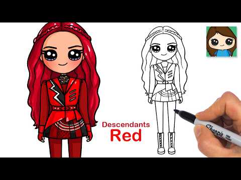 Preview of How to Draw Red | Disney Descendants Wicked Wonderland