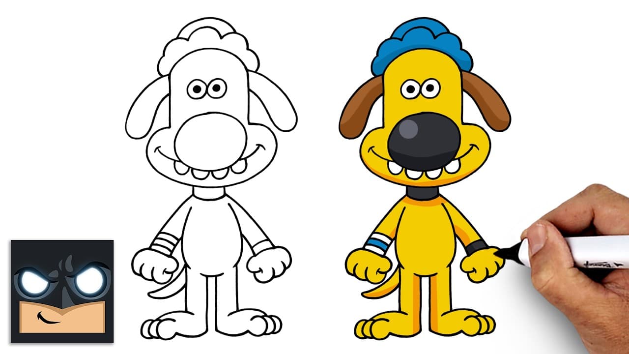 Preview of How to Draw Bitzer | Shaun the Sheep