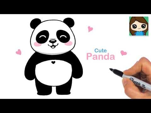 Preview of How to Draw a Panda 🐼 Relaxing Step by Step Hobby