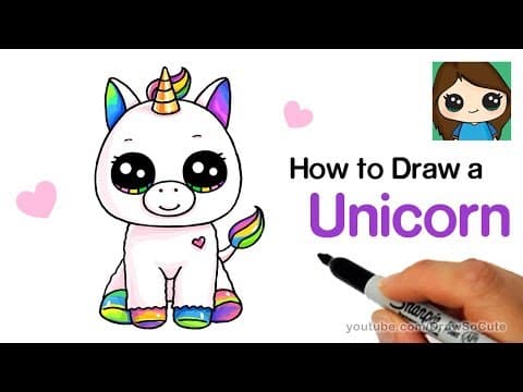 Preview of How to Draw a Unicorn easy