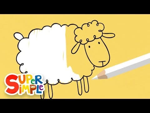 Preview of How To Draw A Sheep | + More Art For Kids | Watch & Learn