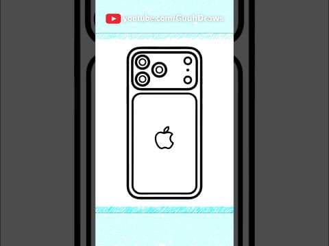 Preview of Learn how to draw the new iPhone 17 Pro Max! 📱✨