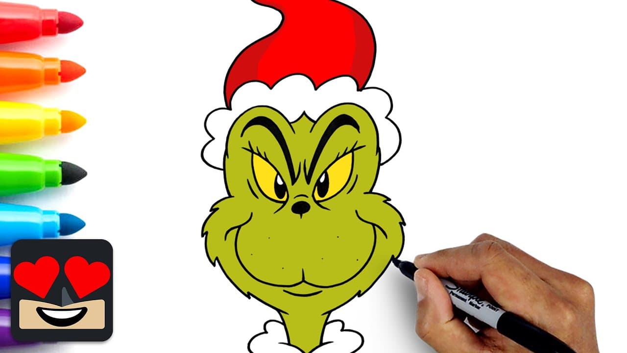 Preview of How To Draw The Grinch Who Stole Christmas