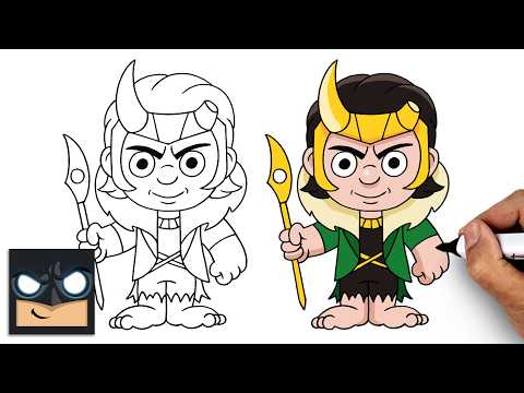 Preview of How to Draw Loki God of Stories