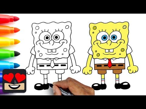 Preview of How To Draw Spongebob Squarepants
