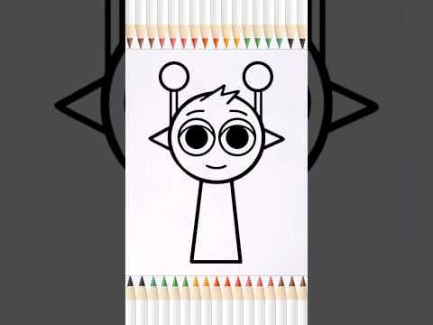 Preview of How to Draw Simon from Incredibox Sprunki