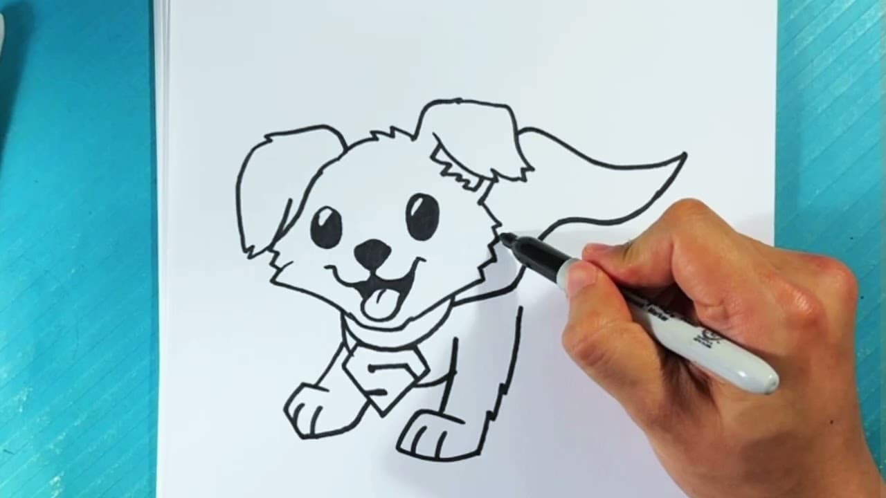 Preview of How to Draw Krypto: The Easiest Way to Sketch a Superhero Dog