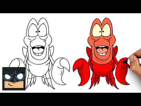Preview of How to Draw Sebastian | The Little Mermaid