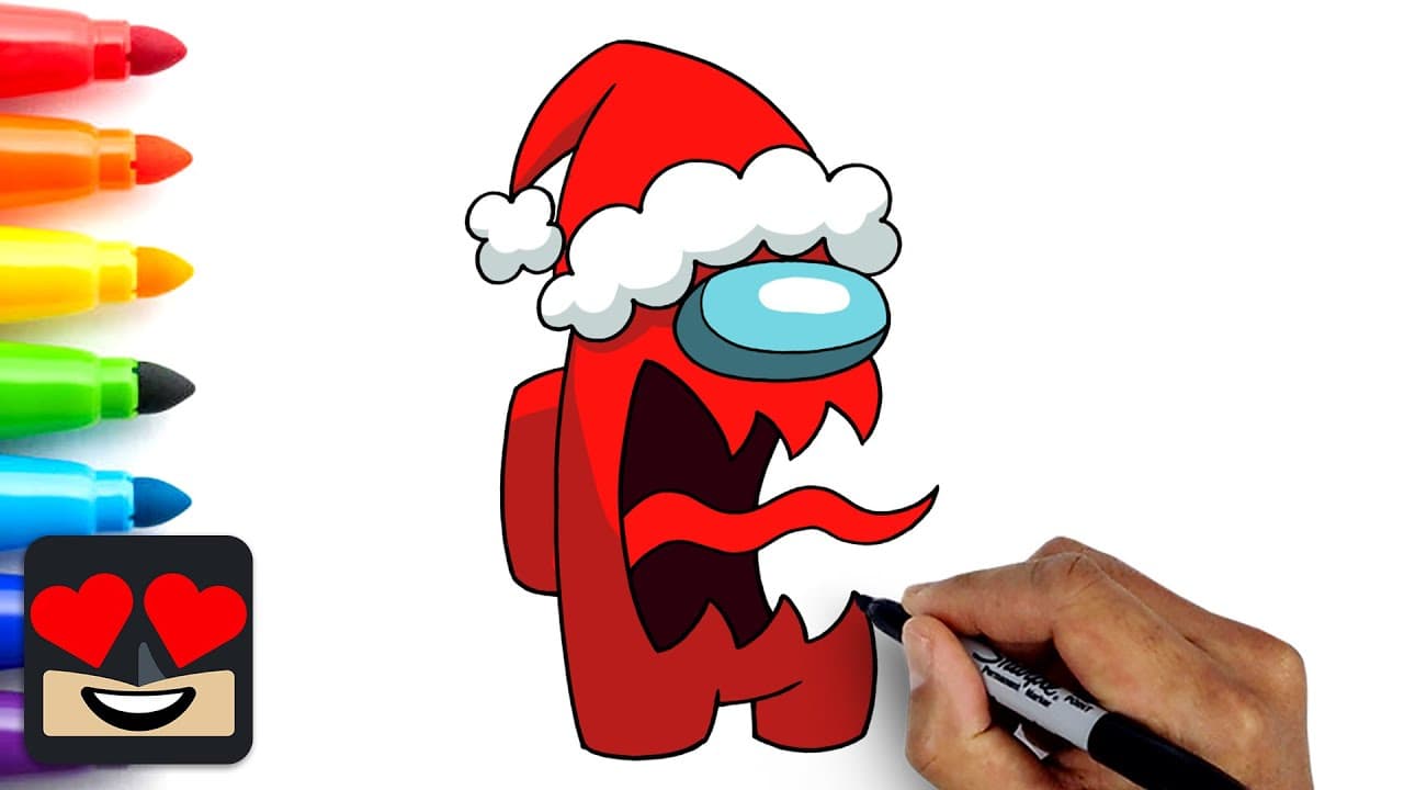 Preview of How To Draw Santa Imposter | Among Us