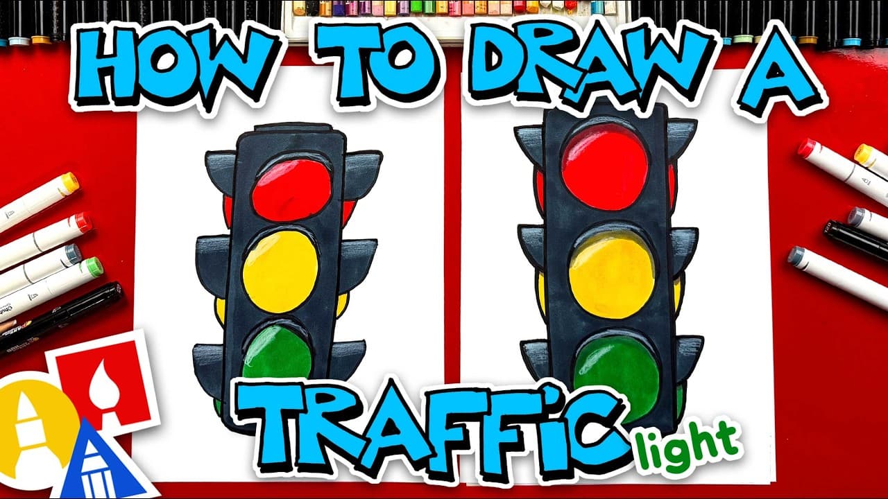 Preview of How To Draw A Traffic Light