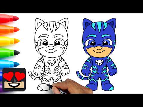 Preview of How To Draw Catboy | PJ Masks