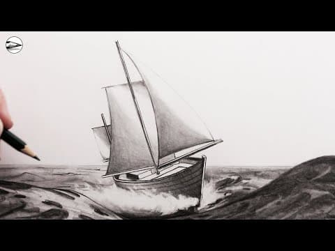 Preview of How to Draw a Sailing Boat: Easy Step-by-Step Tutorial