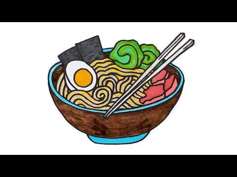 Preview of How to Draw Ramen | Step-by-Step Tutorial!