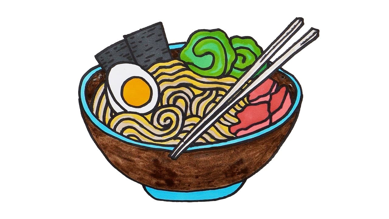 Preview of How to Draw Ramen | Step-by-Step Tutorial!
