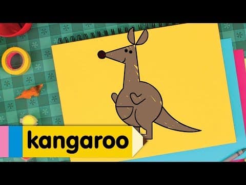 Preview of How to Draw a Kangaroo | Super Simple Draw | Step By Step