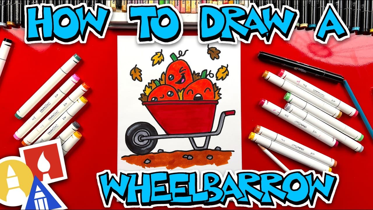 Preview of How To Draw A Wheelbarrow