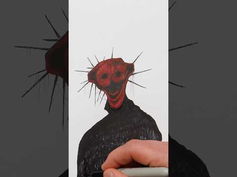 Preview of How to Draw The Boiled One Doctor Nowhere #drawing #analoghorror #theboiledone #horror
