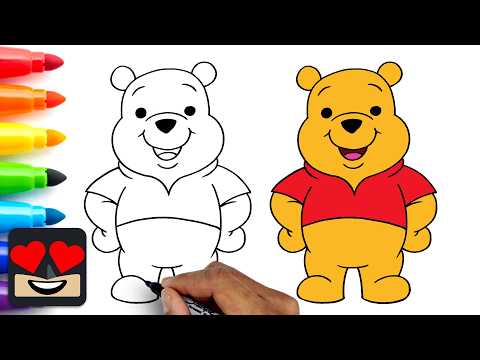 Preview of How To Draw Winnie the Pooh