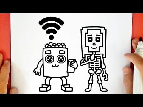 Preview of How to draw LOS MOBILIS | STEAL A BRAINROT (Roblox Tutorial)