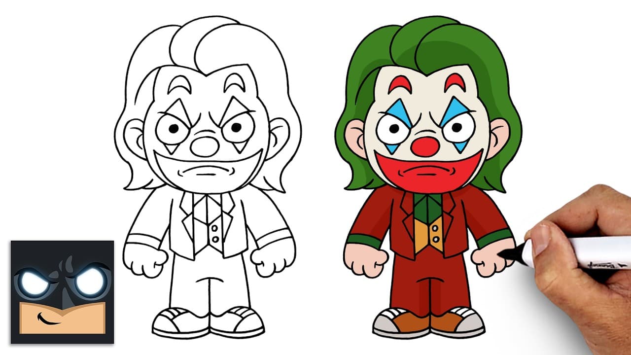 Preview of How to Draw the Joker | Step-by-Step Drawing Tutorial