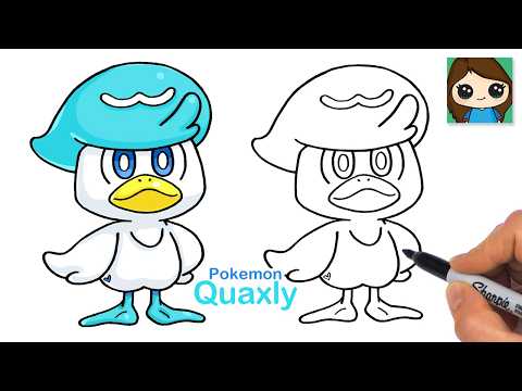 Preview of How to Draw Quaxly Duck | Pokemon