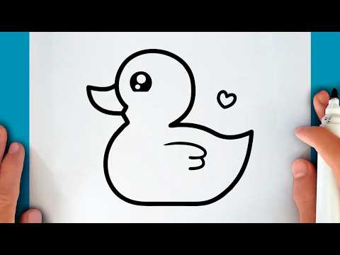 Preview of How to draw a CUTE DUCK