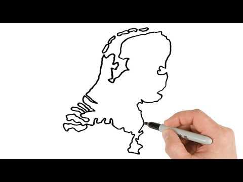 Preview of How to Draw Netherlands Map Easy | Country Maps Drawing