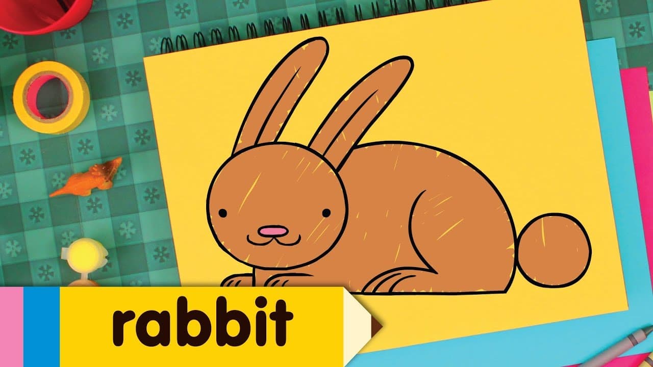 Preview of How To Draw A Rabbit | Step By Step Drawing Lesson for Kids