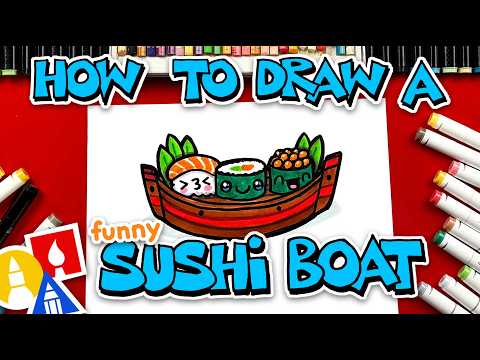 Preview of How To Draw A Sushi Boat With Buddies