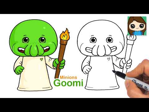 Preview of How to Draw Goomi | Minions & Monsters